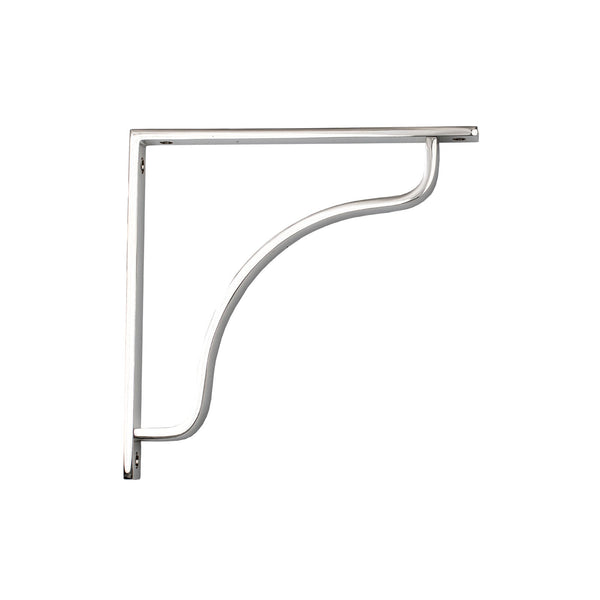 SHOW 200mm Polished Nickel Abingdon Shelf Bracket