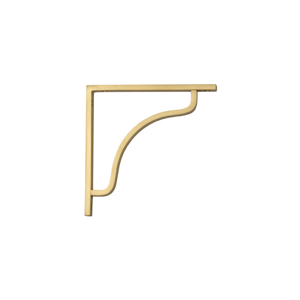 SHOW 150mm Satin Brass Abingdon Shelf Bracket