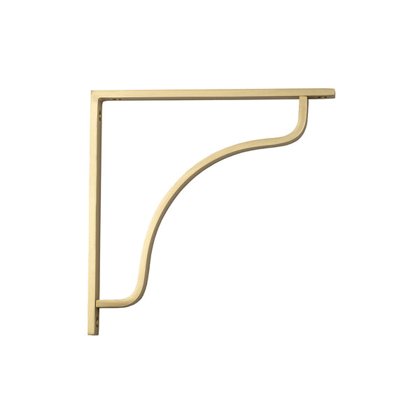 SHOW 200mm Satin Brass Abingdon Shelf Bracket