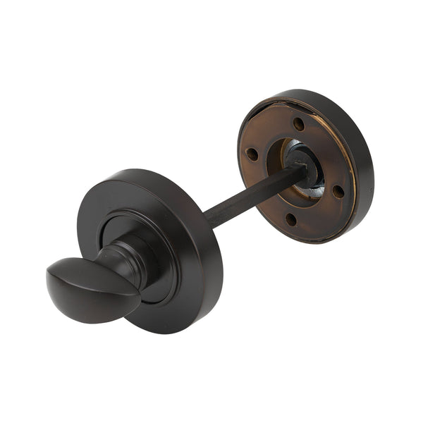 SHOW Aged Bronze Plain Round Thumbturn
