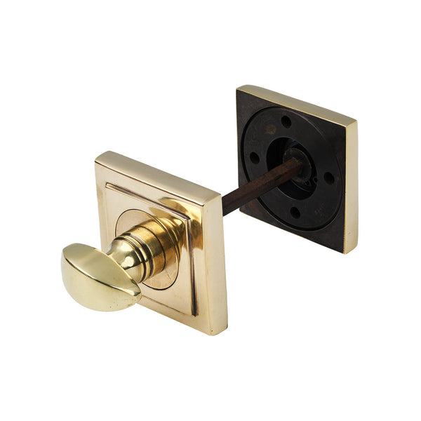 SHOW Antique Brass Square Thumbturn