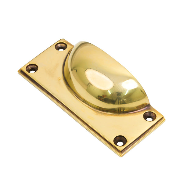 SHOW Antique Brass Art Deco Drawer Pull