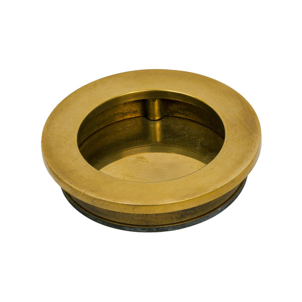 SHOW Antique Brass Plain Round Pull 