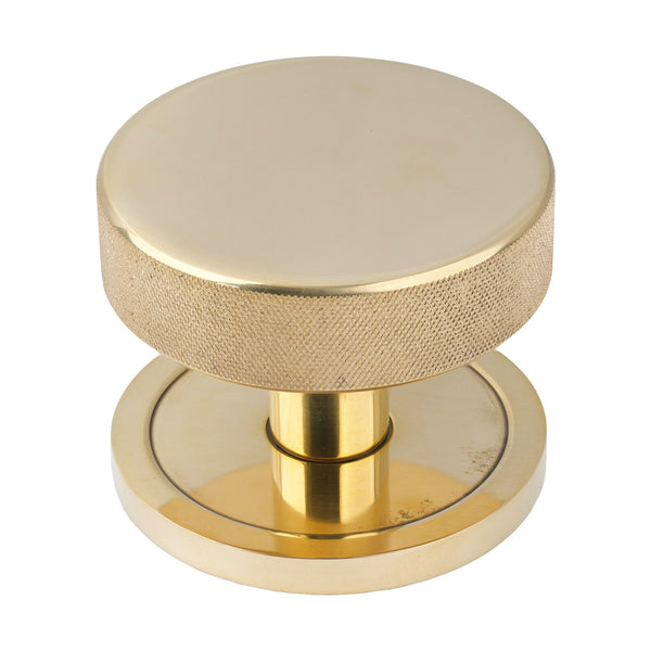 SHOW Antique Brass Plain Brompton Centre Door Knob