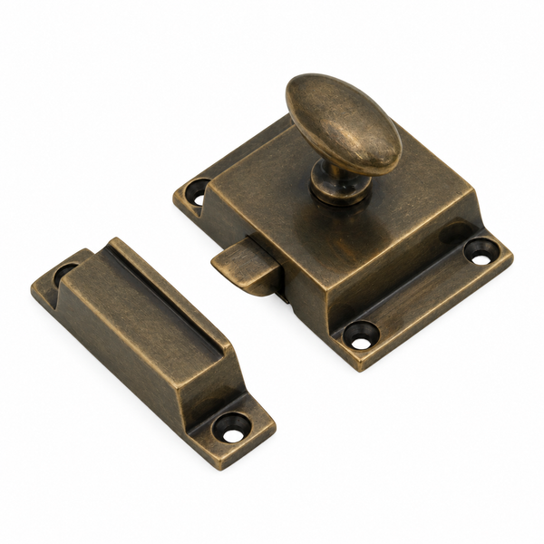  Burnished Brass Cabinet Latch