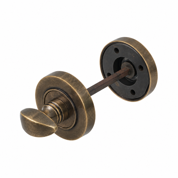  Burnished Brass Plain Round Thumbturn