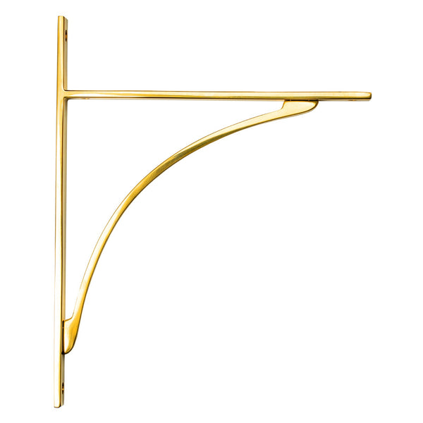SHOW 314mm Polished Brass Apperley Shelf Bracket