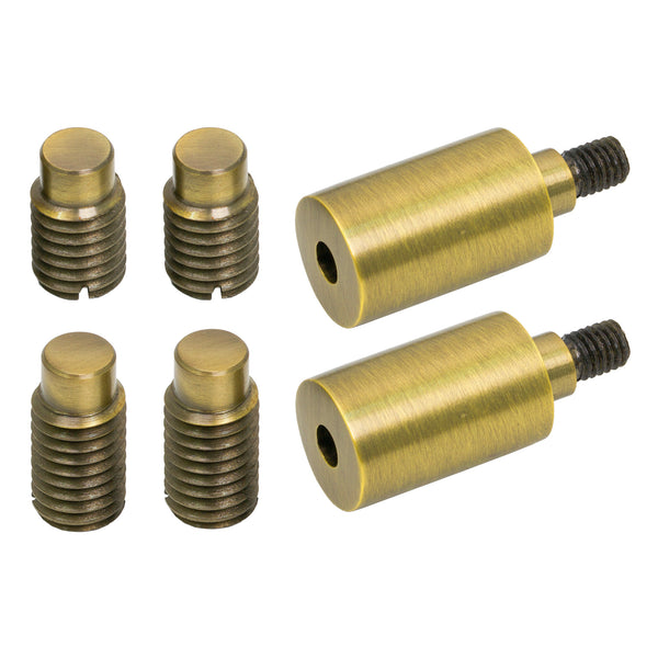 SHOW Image of Sash Window Stop in Aged Brass finish