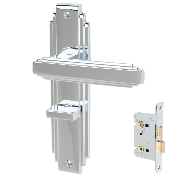 Astoria Door Handles On Plate