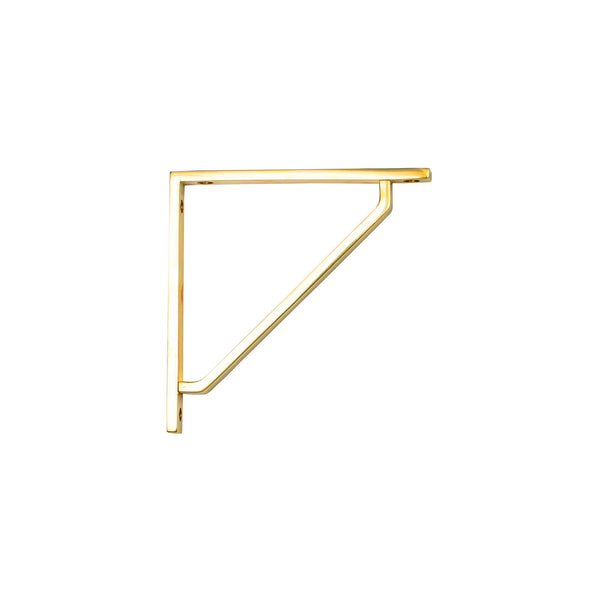 SHOW 150mm Polished Brass Barton Shelf Bracket