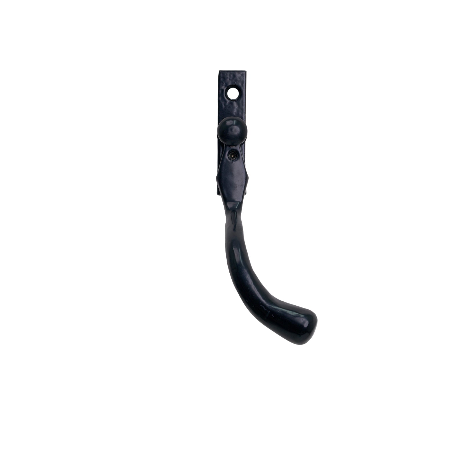 SHOW RH Black Large 16mm Peardrop Espagnolette
