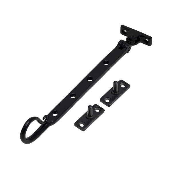 SHOW 10 Inch Black Shepherd's Crook Window Stay