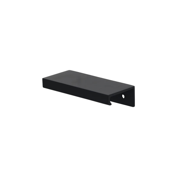 SHOW 100mm Matt Black Plain Edge Pull