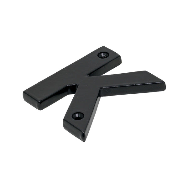 SHOW SHOW Image of Black Front Door Letter K