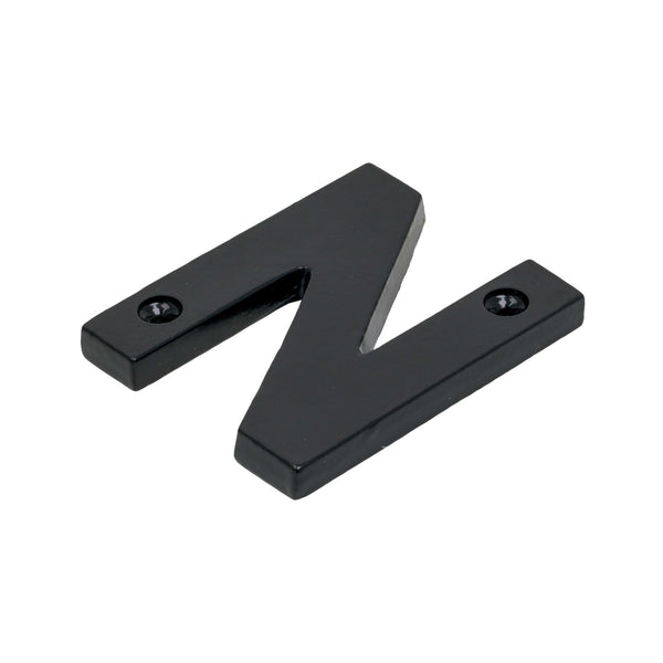 SHOW SHOW Image of Black Front Door Letter N