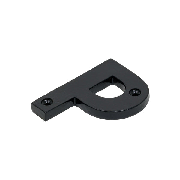 SHOW SHOW Image of Black Front Door Letter P