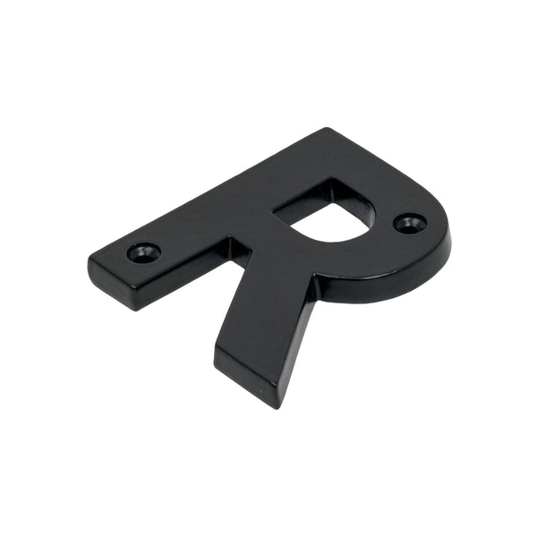 SHOW SHOW Image of Black Front Door Letter R