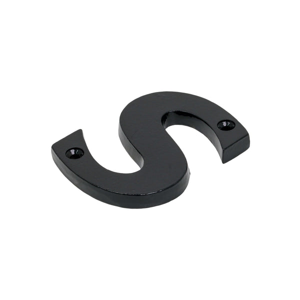 SHOW SHOW Image of Black Front Door Letter S