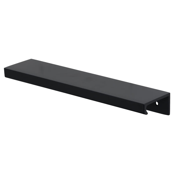 SHOW 200mm Matt Black Plain Edge Pull