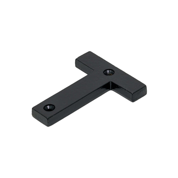 SHOW SHOW Image of Black Front Door Letter T