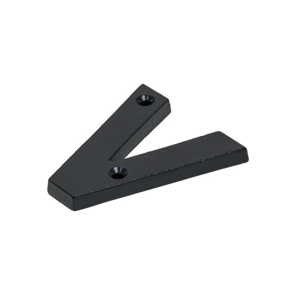 SHOW SHOW Image of Black Front Door Letter V