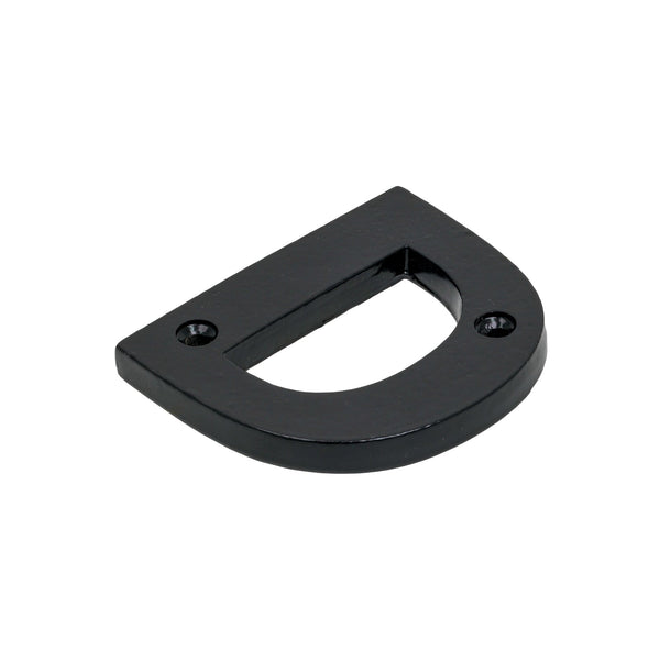 SHOW SHOW Image of Black Front Door Letter D