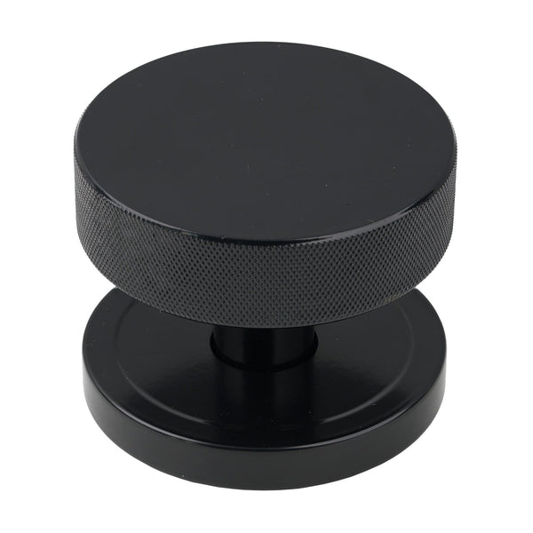 SHOW Black Plain Brompton Centre Door Knob
