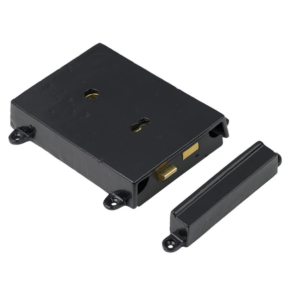 SHOW Black Rim Lock & Cast Iron Cover