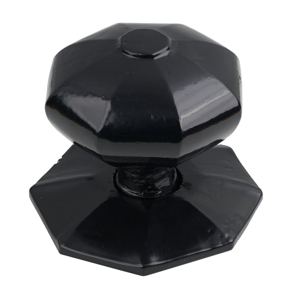 SHOW Black Octagonal Centre Door Knob