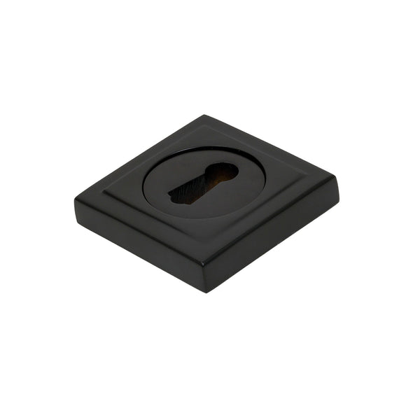 SHOW Aged Bronze BSU Square Round Escutcheon