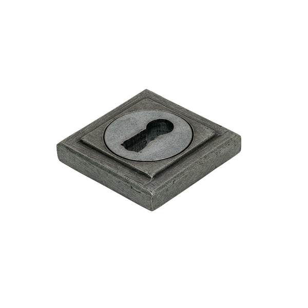 SHOW Pewter BSU Square Round Escutcheon