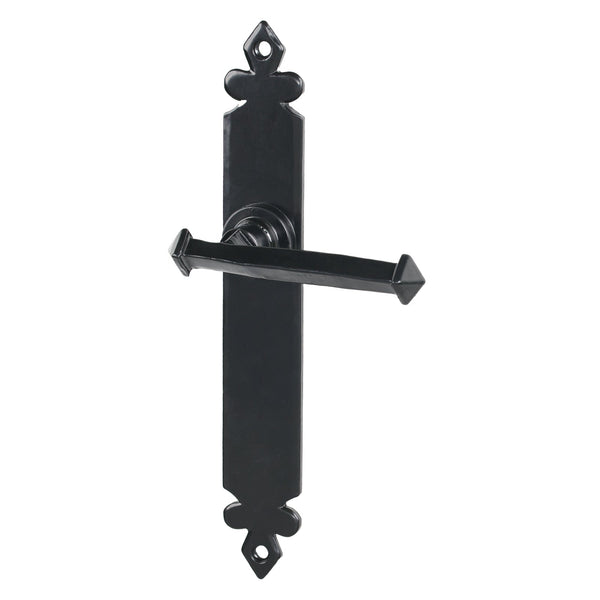 SHOW Black Latch Tudor Lever Handles
