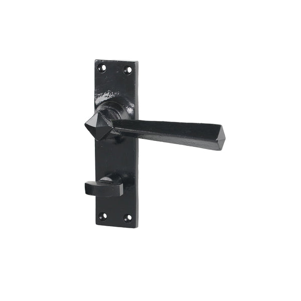 SHOW Black Bathroom Straight Lever Handles