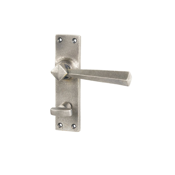 SHOW Antique Pewter Bathroom Straight Lever Handles