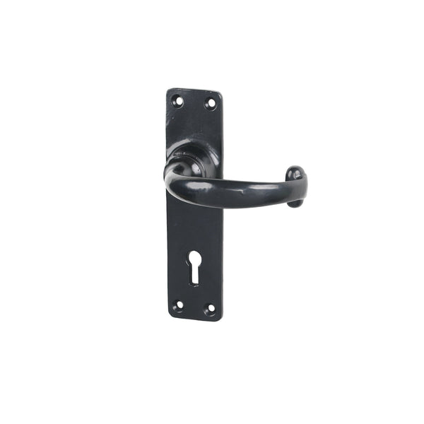 SHOW Lock Black MF Lever Handles