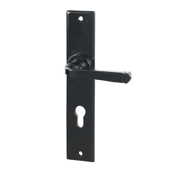 SHOW Black Euro Large Avon Lever Handles