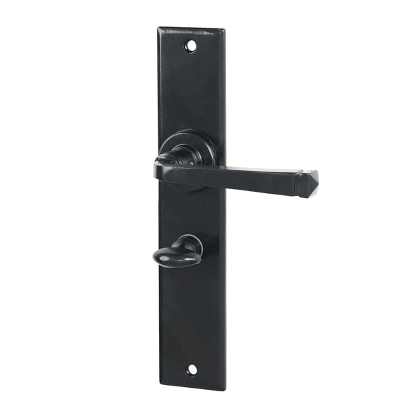 SHOW Black Bathroom Large Avon Lever Handles