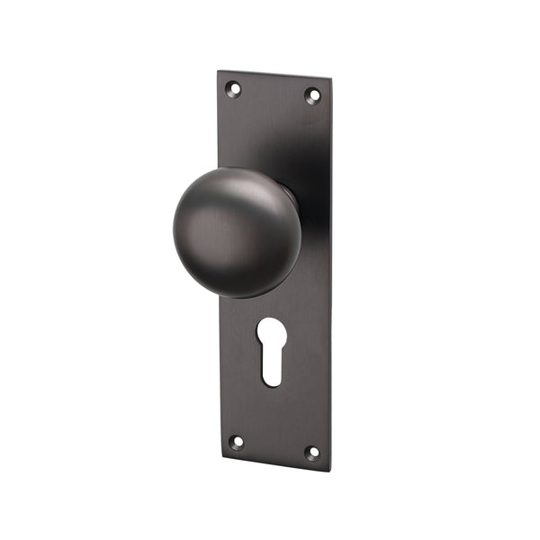 SHOW Image of Matt Bronze Balmoral Euro Handles