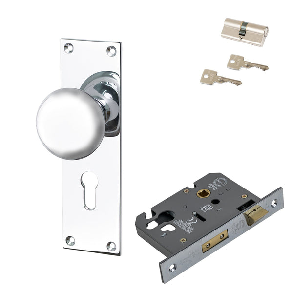 SHOW Image of Polished Chrome Balmoral Euro Set