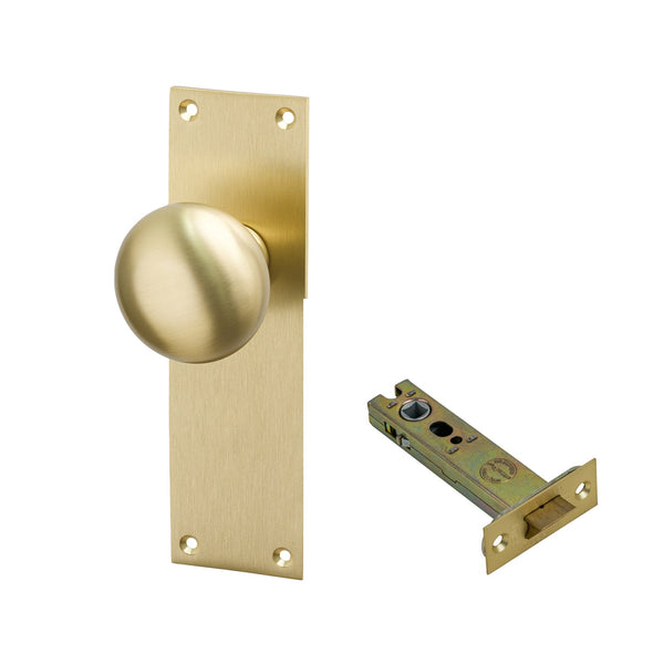 SHOW Image of Satin Brass Balmoral Latch Set