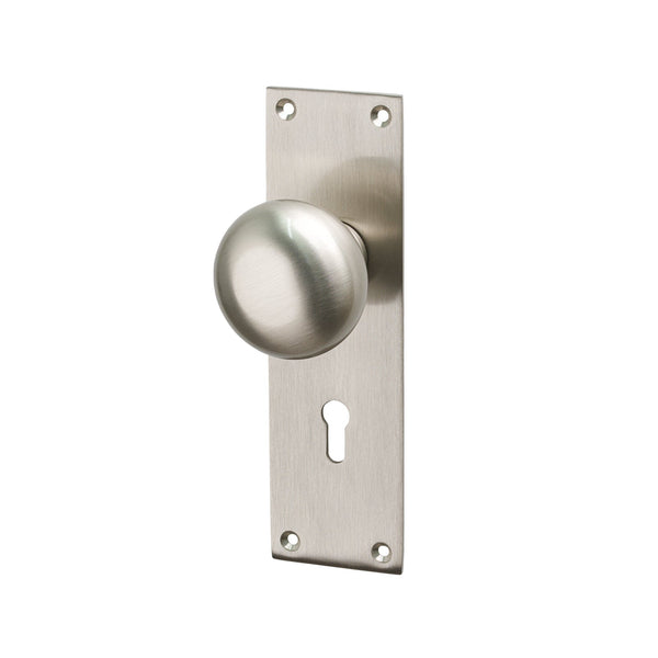 SHOW Image of Satin Nickel Balmoral Lock Handles