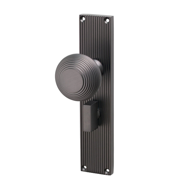 SHOW Image of Matt Bronze Beehive Bathroom Handles