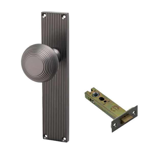 SHOW Image of Matt Bronze Beehive Latch Set