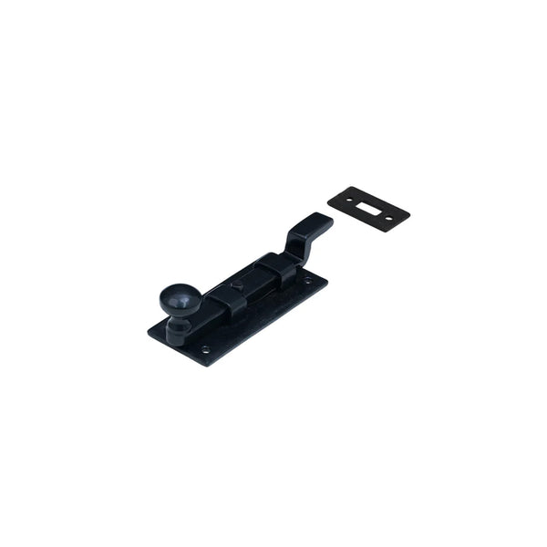 SHOW Image of 4 Inch Black Cranked Knob Bolt
