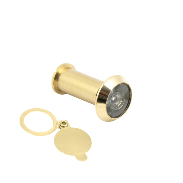  34-56mm Door Security door view in Brass