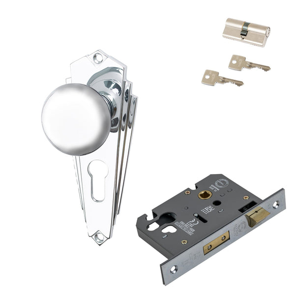SHOW Image of Polished Chrome Broadway Euro Set