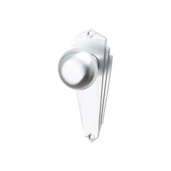 SHOW Image of Satin Chrome Broadway Latch Handles