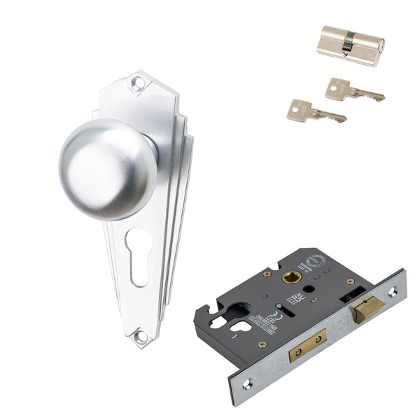 SHOW Image of Satin Chrome Broadway Euro Set