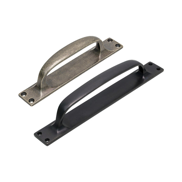 Variant image of Bronze Cabinet Pull Handle on Backplate