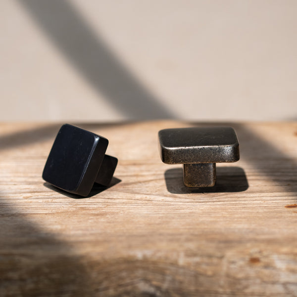  Hover Image of Bronze Square Cabinet Knob